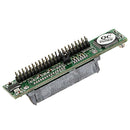Vertical 2.5'' 44Pin IDE To 7+15 22Pin SATA Adapter Converter for Notebook