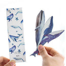 30pcs Whale Paper Bookmark for Book Holder Multifunction Bookmark StationerSEAU