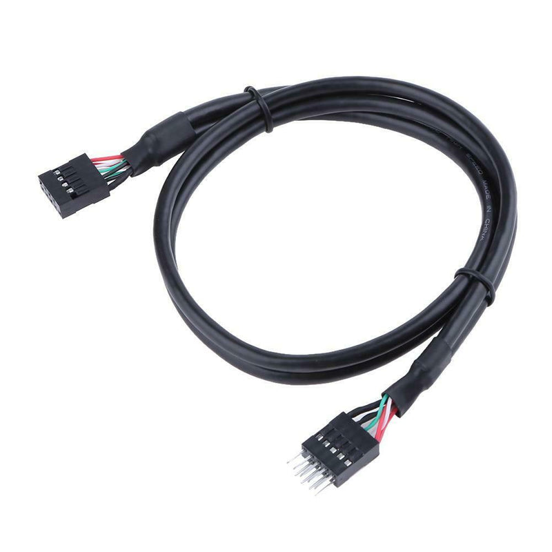 50cm USB 2.0 9 Pin Male to 9 Pin Female Adapter Extension Cable Cord Wire