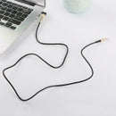 1m 3.5mm Jack Audio Cable Adapter Male To Male 90 Degree Right Pro U0H2 Ang F5W5