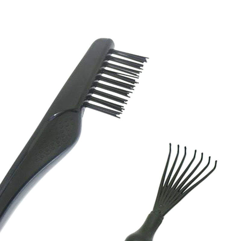2Pcs Mini Home Salon Use Hair Brush Cleaning Tool Cleaner Rake Comb Kit,Good