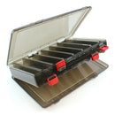 Storage Double Sided Bails Hooks Transparent Cover Fishing Tackle Box Sport