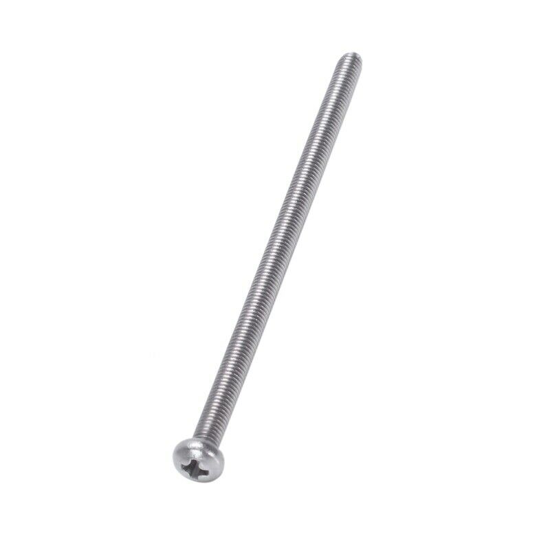 M3 x 60mm 304 Stainless Steel Phillips Pan Head Screws Bolt 60pcs
