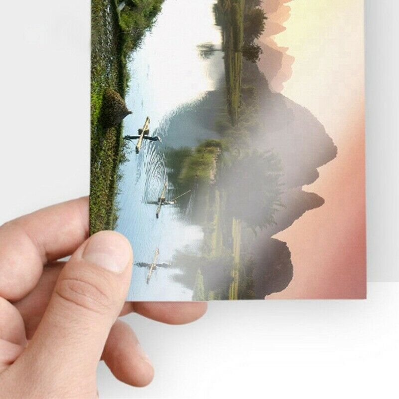 100Pcs 6 Inch Photographic Paper Glossy Printing Paper Printer Photo Paper