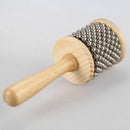 Wooden Cabasa Percussion Band Student Children Kid Instrument Pop Hand Shak
