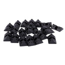 Shelf Cabinet Plastic Right Angle Corner Brace Bracket Black 20pcs