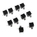 10pcs / Set 3.5mm Pcb Panel Stereo Socket Female Socket Connector Earphone