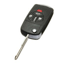 4 Button Remote Folding Key Flip Shell Case Fob Blade For Mitsubishi Galant