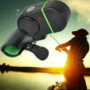 Black Electronic LED Light Fish Bite Sound Alarm Bell Fishing On Tackle Rod R6Y5