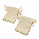 30 Pcs Small Drawstring Burlap Linen Jewelry Pouch Wedding Favor Gift Bags