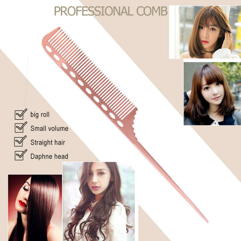 Pro Double Side Pin Tail Hair Edge Comb Hairdressing Styling Brush (02)