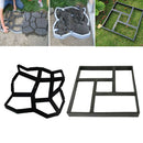 2x DIY Path Maker Walk Paving Mould Pavement Garden Concrete Stepping Stone Mold