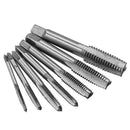 7PCS Metric Taper HSS Mini Hand Screw Thread Tap Cutting Drill Bits Set M3-M12
