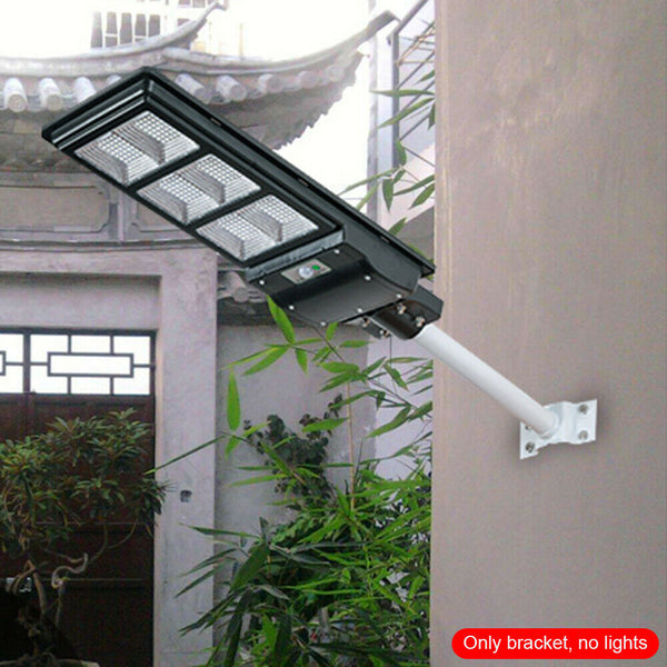 50cm Solar Street Lamp Light Pole Rust Proof Wall Mounted Yard Galvanized Iron