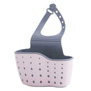 Kitchen Sink Sponge Holder Dish Drainer Adjustable Strap Faucet Drain Rack