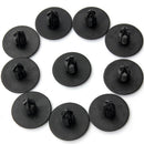 10 Black Arch Lining Splash Guard Trim Clips Mud for Renault Clio Scenic Megane