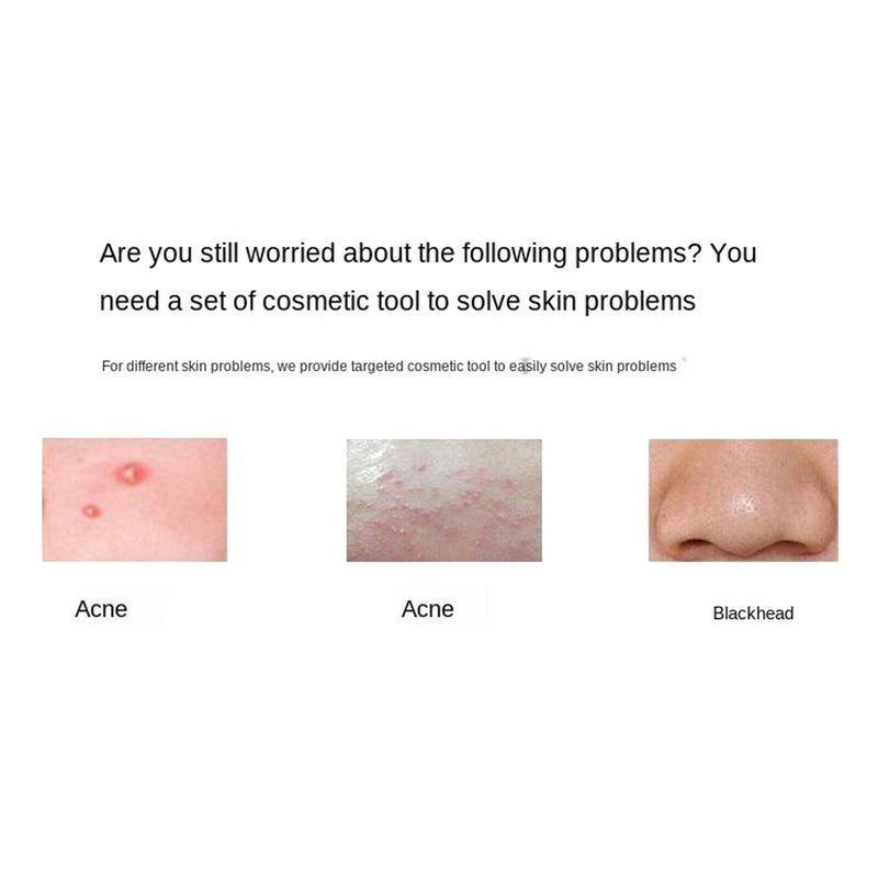 7x Facial Care Blemish Blackhead Remover Clip Acne Needles Pimple Extractor