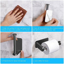 Toilet Paper Holder Self Adhesive Kitchen Washroom Adhesive Toilet Roll Hol F8L5
