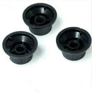 Guitars Control Knobs 1-Volume 2-Tone For Strat Fender Stratocaster Black   Z