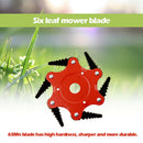 6 Teeth Brush Cutter Blade Metal Trimmer Head 65Mn Grass Trimmer Blades