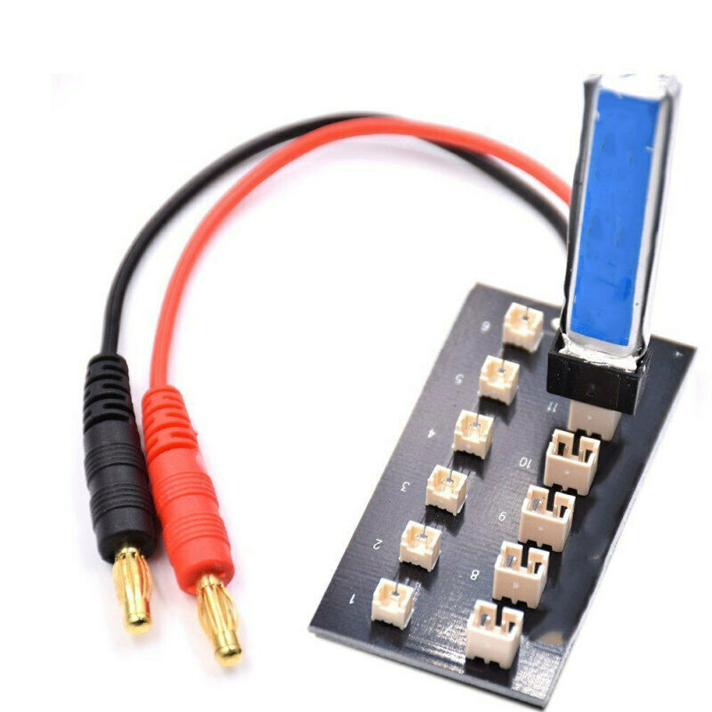 1S Battery Balance Charger Board Micro JST-PH Parallel Connect Built-in Fuses 7V