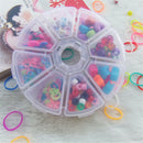 diamond painting boxes mini 8 grids rhinestone gems plastic box round storage JR