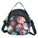 Print Shoulder Messenger Handbags Nylon Women Small Crossbody Bags (Rose)