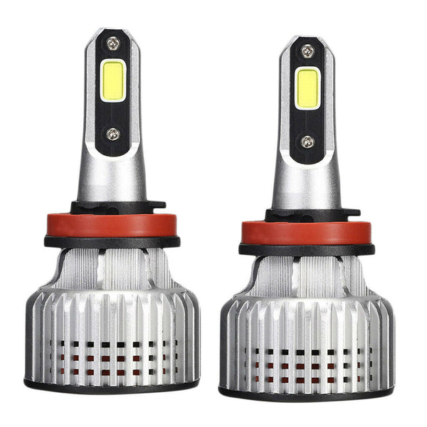 2Pcs H11 Led Headlight Bulbs Automotive Headlamp Conversion Kit Replacement