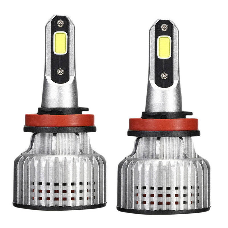2Pcs H11 Led Headlight Bulbs Automotive Headlamp Conversion Kit Replacement