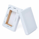 10Pcs White Blank Mini Stretched Artist Canvas Art Board Acrylic Oil Paint 5x7cm