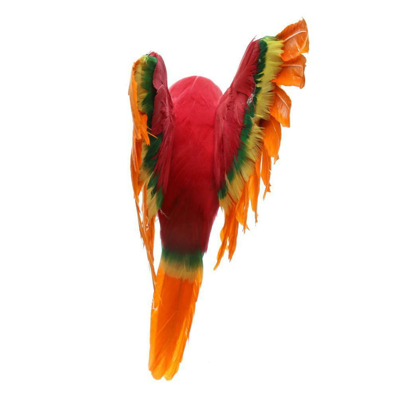 2pcs Artificial Feather Flying Bird Craft Taxidermy Home Art Decor Ornament