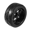 4Pcs 1/10 Rubber Tire Rc Racing Car Tires On Road Wheel Rim Fit For Hsp Hpi