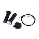 2pcs Dirtbike Twist Throttle Handle Grips and Cable Set for 7/8inch 110cc-125cc