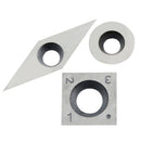 3Pcs Tungsten Carbide Inserts Cutter Set for Wood Turning Working Lathe Too I4J4