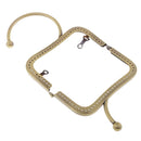 Bronze Purse Frame O-Ring Design Kiss Clasp Lock Handle Bag Making Supplies