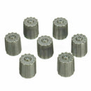 50pcs Plastic Gray TPMS Tire Tyre Valve Stem Caps Cover Kit Car Truck Motorcycle