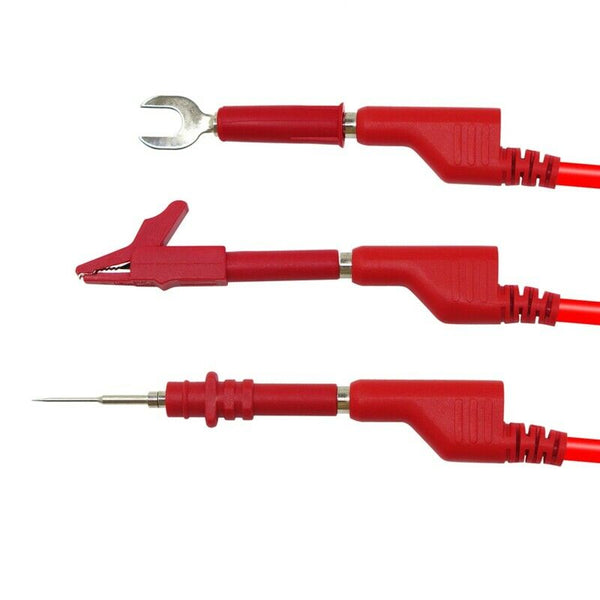 P1036B 4Mm Banana To Banana Plug Test Lead Kit For Multimeter Match Alligat