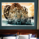 Cheetah 5D Full Drill Diamond Painting Embroidery DIY Craft Cross Stitch