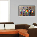 Ornamental Drawing Table Wall Decoration Oil painting Canvas Print Modern A
