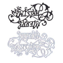 Letter Cutting Dies Stencils Scrapbook Embossing DIY Craft Album Card Gift