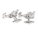 Merry Christmas Santa Clause Sleigh Cufflinks Cuff Links Mens Jewelry Gift