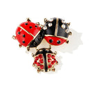 Enamel Insect Crystal Rhinestone Collar Brooch Pins Jewelry Gift Wedding Bri OZ