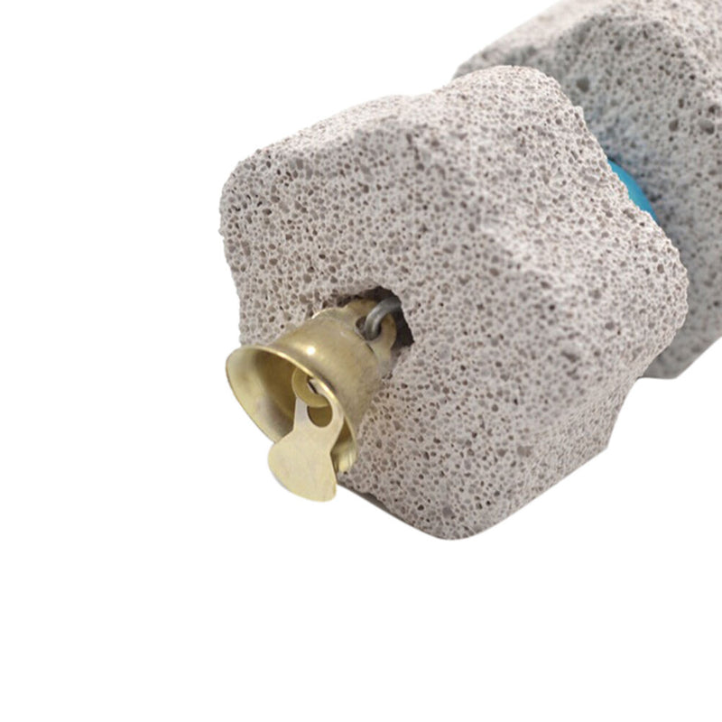 Pet Bird Stone Mouth Grinding Molar Parrot Parakeet Budgie Cage Swing Chew FT