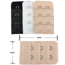 3Pcs Womens Bra Extenders Strap Soft Substitutable Extension 2 Hooks