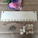 Birthday Memorandum Reminder Wooden Hanging DIY Calendar Plaque Board Home