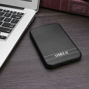 2.5 inch SATA 2 to USB3.0 HDD SSD Case External Hard Disk Enclosure (Black)