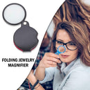 Mini Pocket 8X Folding Jewelry Magnifier Magnifying Eye Glass Loupe Lens