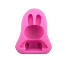 Rabbit Soap Mold Silicone Cake Molds Candle Bunny Fondant Chocolate Mould OZ