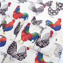 Egg Kitchen Chicken 12-Pockets Rack Collection Goose XHFA Farmhouse Apron Duck