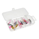 Spoon Baits Hard Fishing Baits Metal Bionic Baits with Single Hook Feather